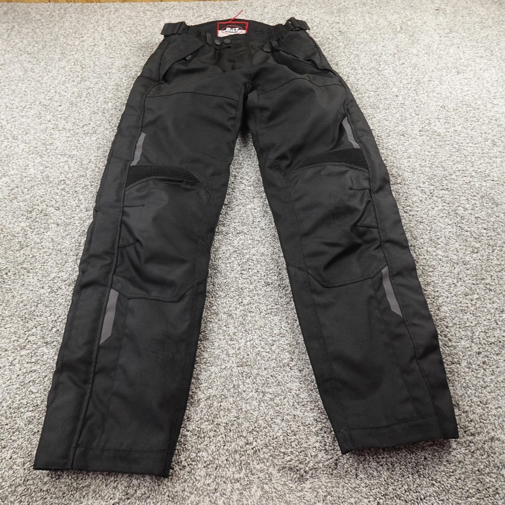 BiLT Pants Mens S Black Motorcycle‎ Motocross Riding Biker Protective Reflective